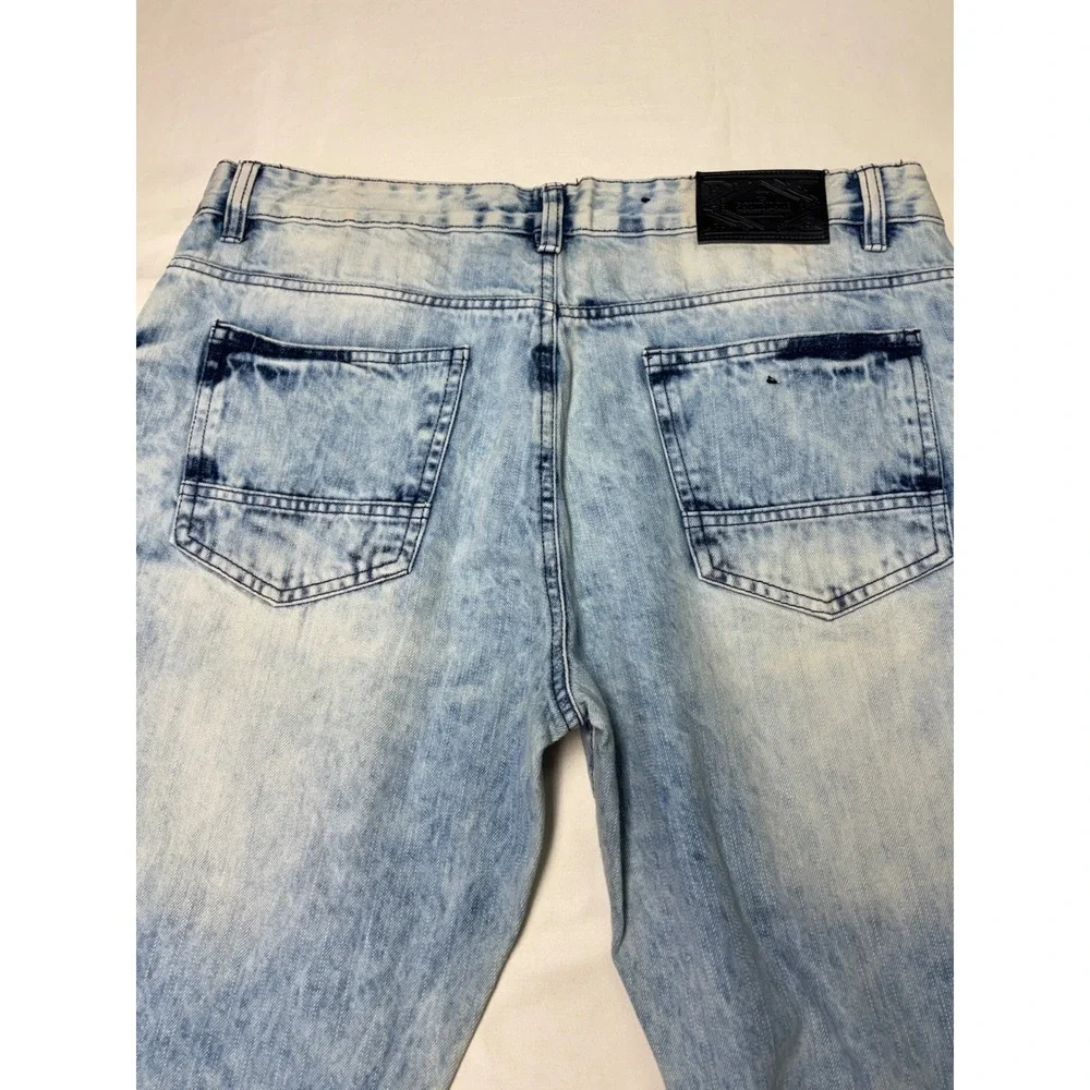 Southpole Mens Jeans Acid Wash‎ Straight Leg Size 36x31 Denim